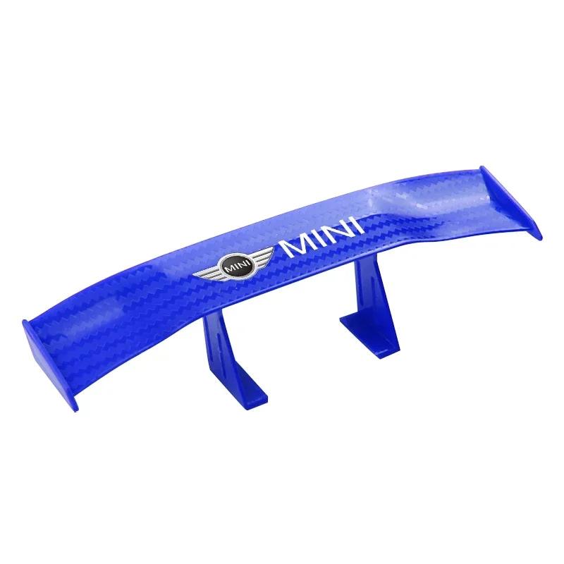 Mini Spoiler 3D Rear Trunk Wing Boot Lip Spoiler Stickers For MINI One Cooper JCW Countryman Clubman Cabrio Paceman Coupe