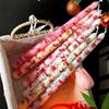 2pcs Tall Unscented Decorations Gift 10 Inch Taper Candle Seasonal Flameless Table Decors Christmas Printed