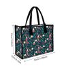 Christmas Pattern Tote Bag Fashion Portable Large Capacity Shoulder Handbag for Daily Use
