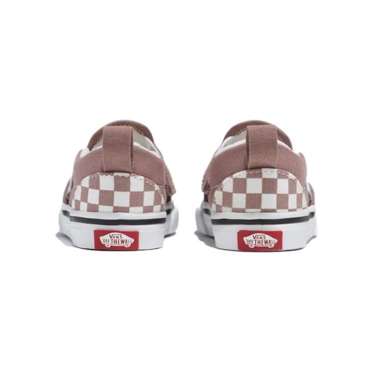 Vans Slip-On V Low Top Toddler Shoes Baby Shoes Pink White VN000UBSC9I