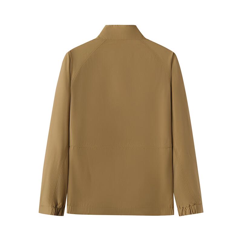 HLA Men's Stand-Collar Cotton Blend Jacket