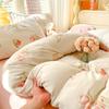 Class A Maternal And Infant Grade Washed Cotton Bed Four-Piece Set, Children'S Cartoon Bed Sheet Quilt Cover, Dormitory Single Quilt Cover 3Pcs Set