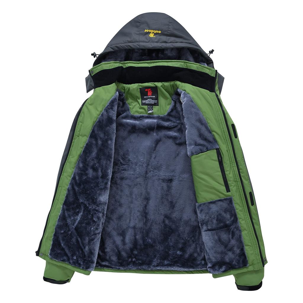 Outdoor Fleece Hiking Multifunctional Mountaineering Ski Windshell For Autumn and 3XL [Gopune] Men's Jacket, Lining, Wear, Wear, Jogging, Outerwear,