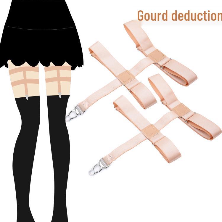 Wrinkle-Resistant Anti-Slip Elastic Garter for Men's and Women's Shirts
