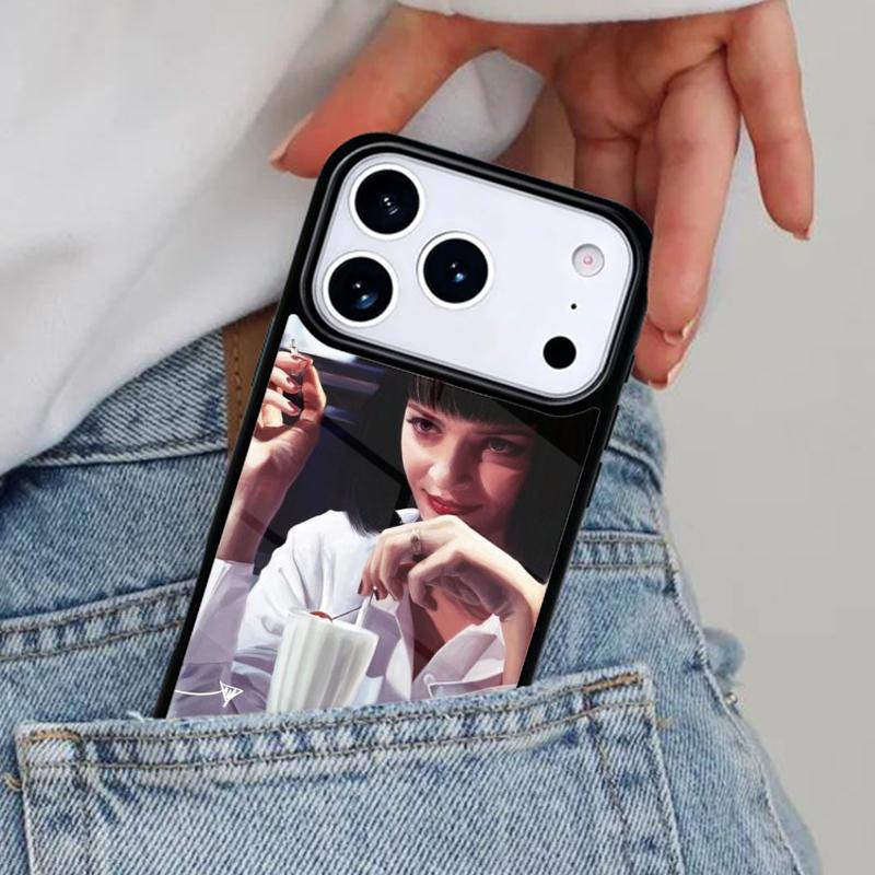 Vintage Movie Film Pulp Fiction Phone Case for iPhone 17ProMax 12 13 14 15 16e 17 Pro Max Plus Air Cover