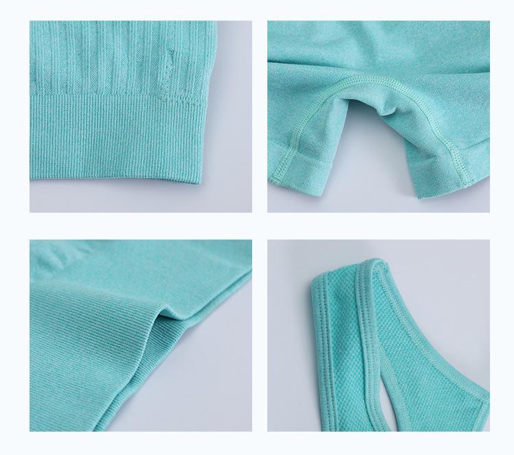 Women's Smiley Face Yoga Set: Breathable Peach Butt Shorts & Beautiful Back Bra