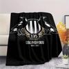 1PC Collingwood Football Club Print Flannel Blanket, High quality All Seasons, Home Decor, Warmth and Comfort, Perfect for Christmas Gifts