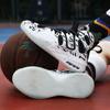 39-46 Giovane Adulto Grande Antishock Antiscivolo Resistente all'Usura Traspirante Alla Moda Outdoor Scarpe da Basket Alte