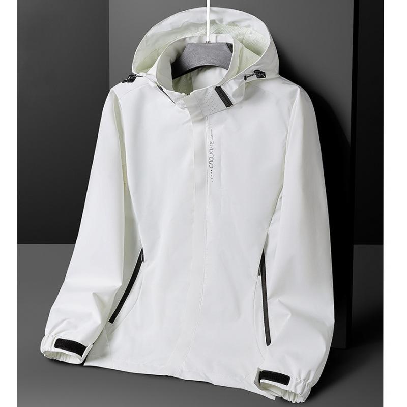 

Куртка с капюшоном Мужская и Женская Ветровка Ветрозащитная и Водонепроницаемая Одежда для Активного Отдыха Парный Альпинистский Костюм Мужская Спортивная Куртка M