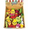 Set of 18 Surprise Bags - JEMINI - Surprise Market - Fruit or Vegetable Plush +/- 10 Cm, Stickers and Memo Cards