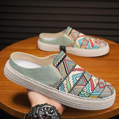 Μόδα Αντιολισθητικές Μισές Παντόφλες Casual Παπούτσια Για Άνδρες Mules Μεγέθη L Mules Loafers Επίπεδα Αθλητικά Παπούτσια Παπούτσια για Περπάτημα Zapatos Hombre2024