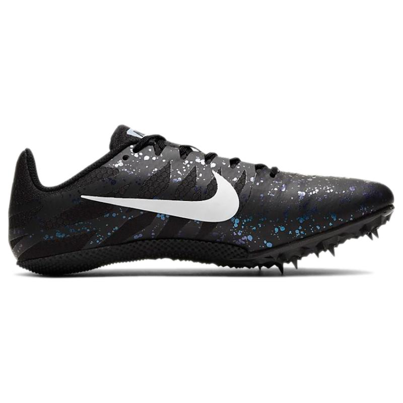 Nike Air Zoom Rival S 9 Spikes 'Black Indigo Fog Speckled' Sneakers Casual 907564-003