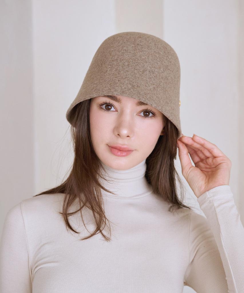 Koipeu Wool Bell Bucket Hat Cf073Ht049