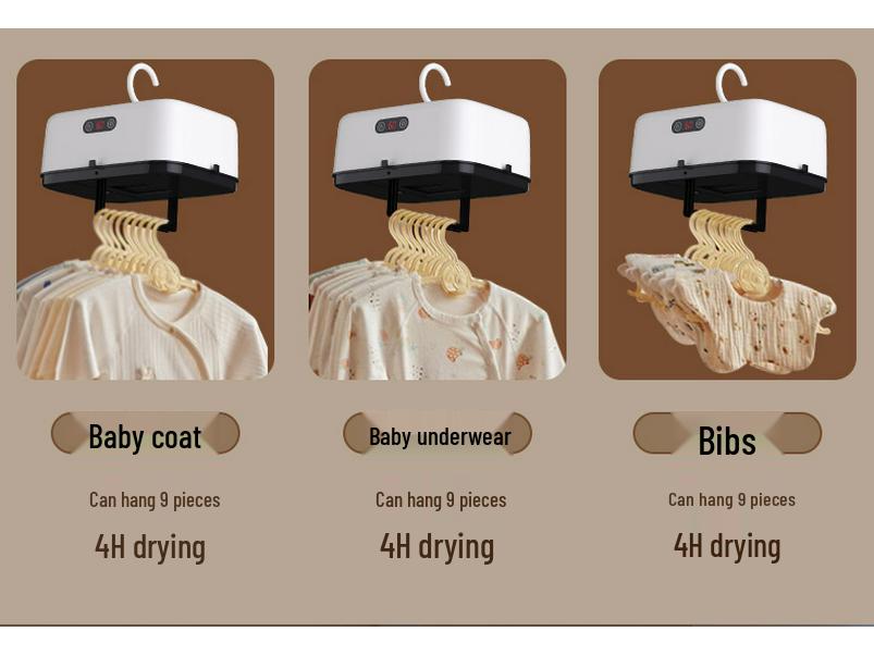 Foldable Portable Air Dryer for Baby & Travel Use