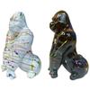 Creative Graffiti Art Gorilla Sculpture, Living Room Bookshelf Decoration Animal Statue, Resin Crafts, Modern Home Decoration