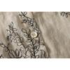 DIMANAF 2026 Women Plus Size New Summer Blouse Shirt Long Sleeve Casual Loose Lady Tops Shirts Linen Embroidery