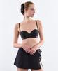 VINAJ Double Big Ball Half Cup Bikini Bra (Black)