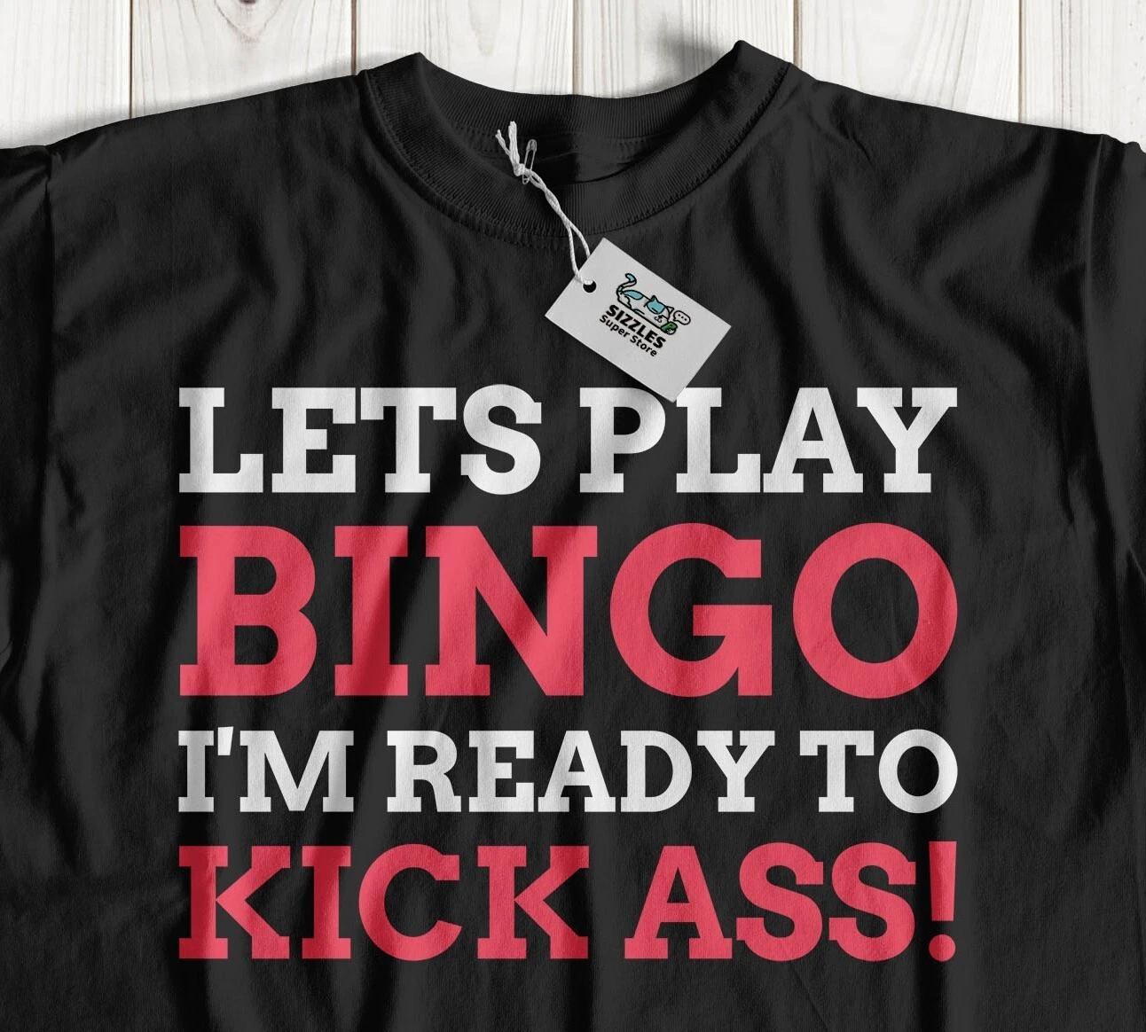 Unisex Funny Bingo T-Shirt & Bingo Caller Gifts L