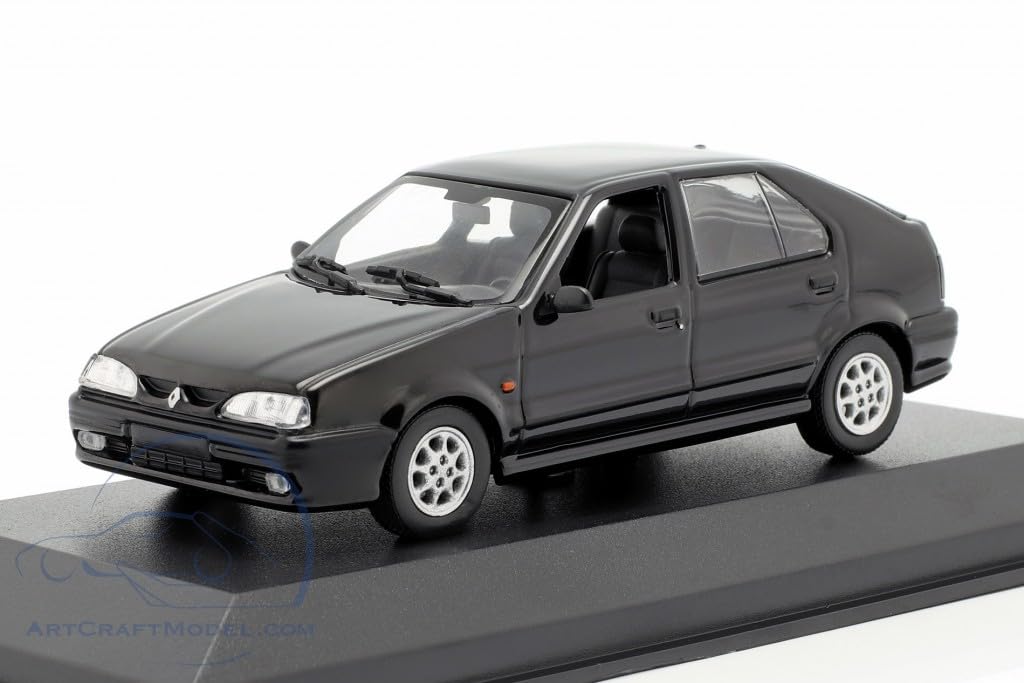 Minichamps Renault 19 1995 Diecast Model Car 1/43 Scale (Black) [Parallel Import]
