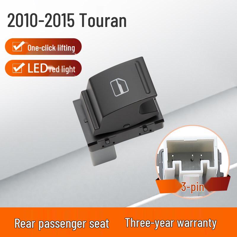 Volkswagen Touran Glass Lifter Switch: Fits 13/15/18 Model Window Button Assembly No Door Disassembly Required