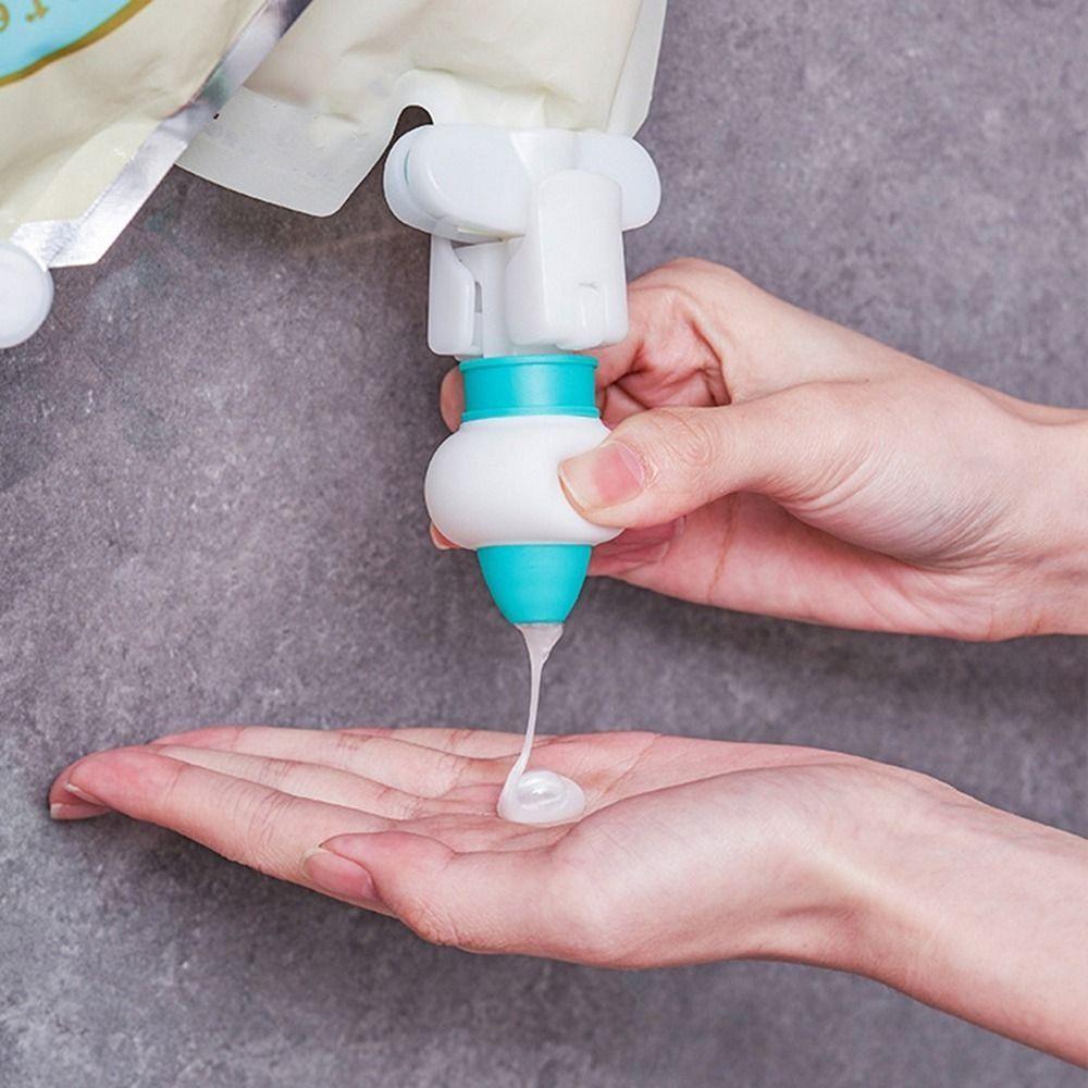Upside Down Bagged Liquid Control Squeezer Japanese Style Shampoo Dispensing Pouch Squeezer  Travel
