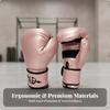 Secure Boxing Gloves with Mesh | Glossy Synthetic Exterior, Padded Punching Surface,
