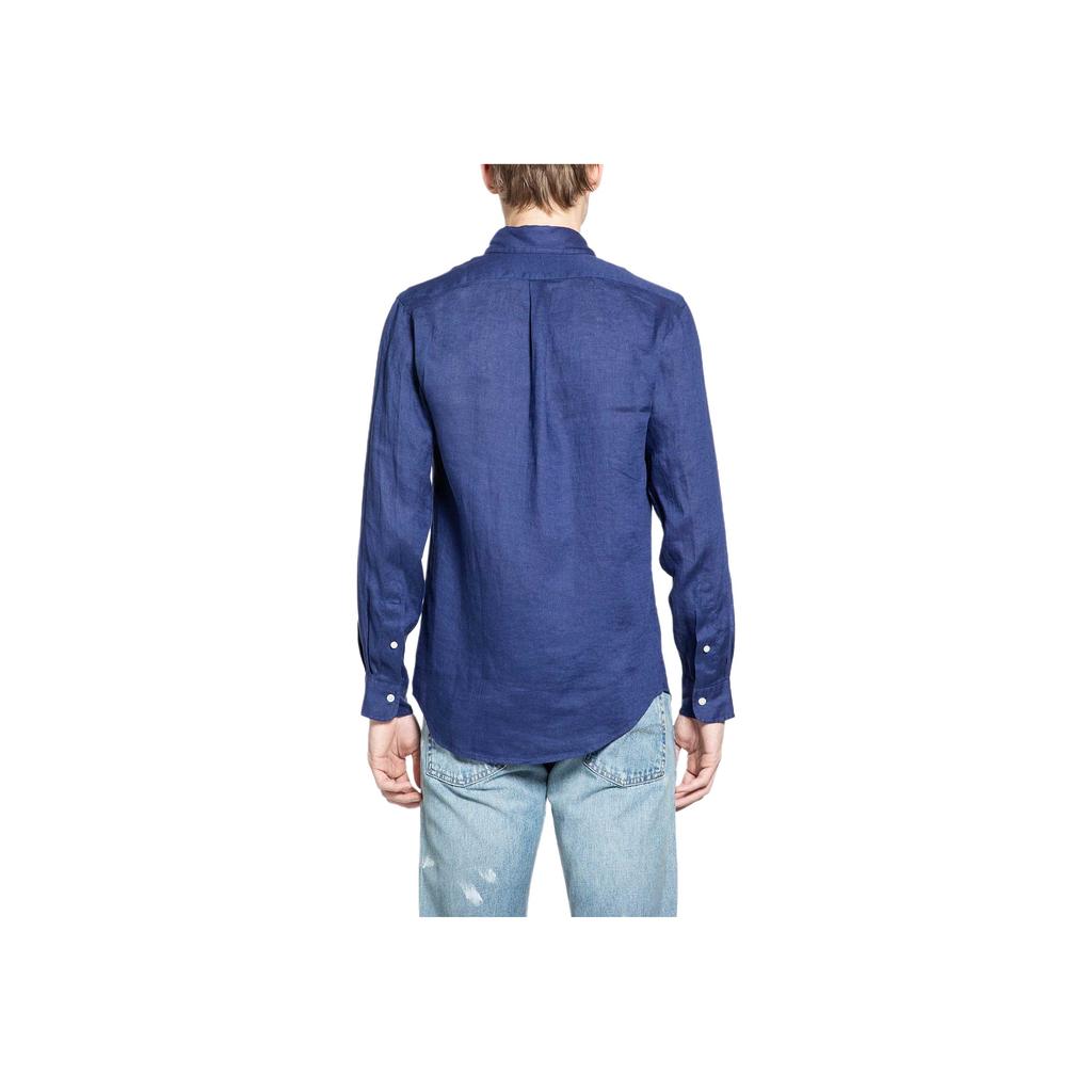 Polo Ralph Lauren FW25 Classic Linen Embroidered Shirt Men shirts 710966294-503