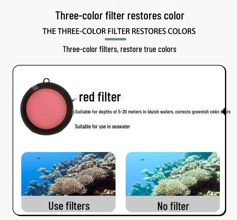 Caixa Estanque para Mergulho DJI Osmo Action 3/4/5 Pro para Câmera Esportiva.