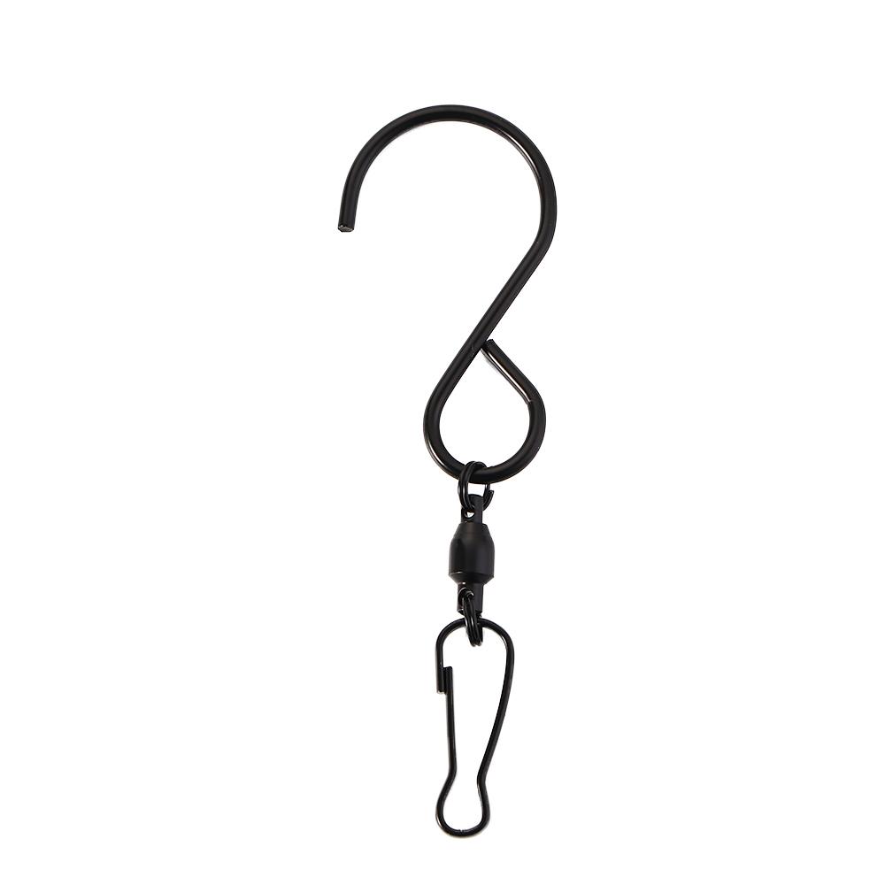 Garden For Wind Chimes Bird Feeder Plants Pot Solar Light Hanger Clip Hanging Hook Swivel Hook