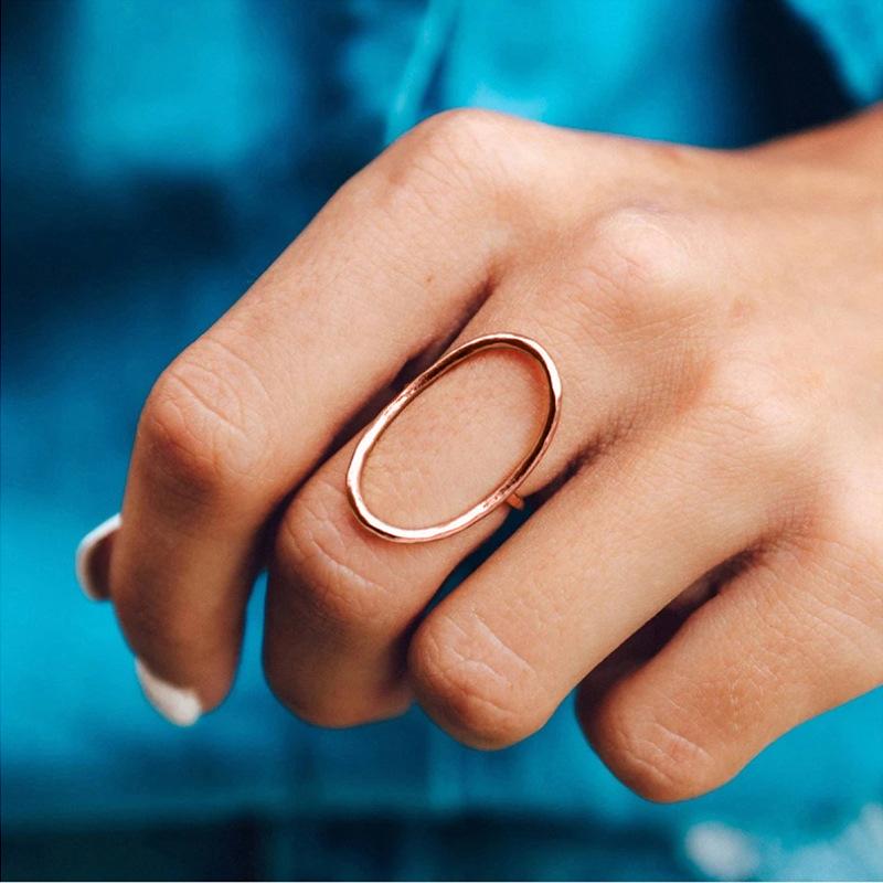 Classic Simple And Minimalist Ring, Daily Matching Geometric Ring, Personalized Fashion Neutral Daily Accessories