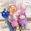 Cartoon Multi-Color Clickable Pen: Ten-Color Ballpoint for Kids, Cute Press-Type Gift for Kindergarten Rewards
