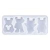 Mold for Handmade Crafts and Gifts Fun Animal Keychains Silicone Mold Effective Mold for Crafting Keyrings Ornament