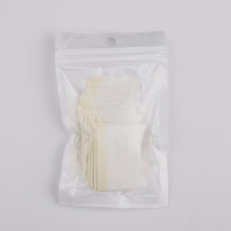 Eyelash Removal & Isolation Adhesive Cotton Pads (40 Pcs)