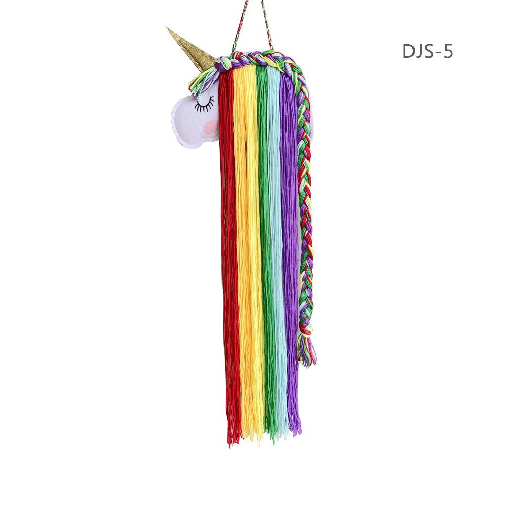 Unicorn Hair Accessories Hanging Decoration Organizer Hairpin Hair Clip Holder Storage Decor Hanger Strip Girl Home