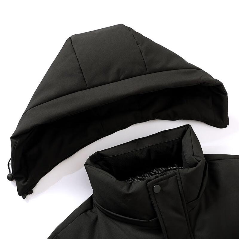 XueZhongFei Men's Detachable Hood Goose Down Jacket