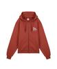 Itzavibe [Iba23Uhd17Rd] Go Home Society Zip-Up Hoodie - Red