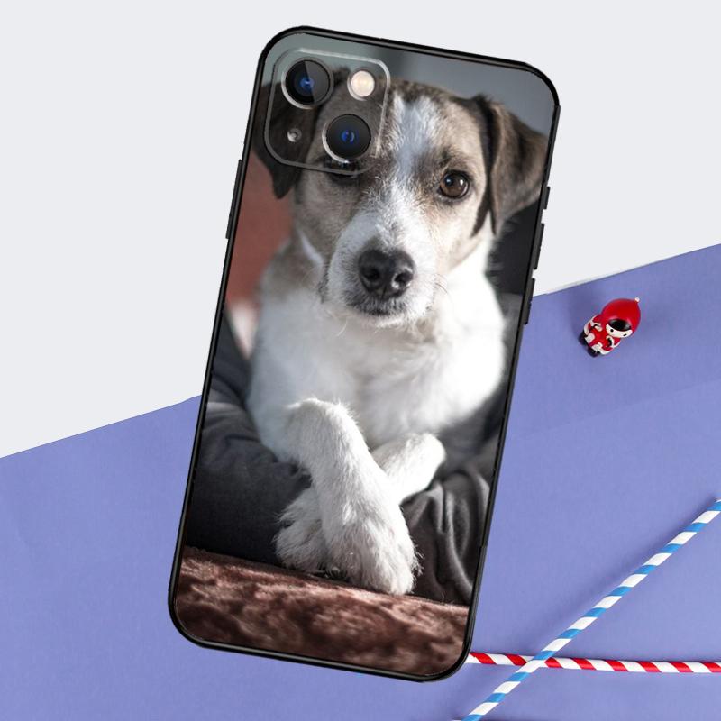 Jack Russell Terrier Dog Phone Case For iPhone 16 15 Pro Max 12 13 Mini 11 14 Pro Max XR 16 15 Plus 16e Cover Coque