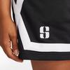 Nike Loose Drawstring Logo Print Wide-Leg Sports Shorts Women Bottoms Black FB8425010