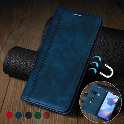 Flip Wallet Leather Book Case For OPPO Realme C35 C31 C21 C25 C25Y C17 C15 C11 6 5 A16 A36 A52 A72 A73 A74 A92 A92S A93 A94 A96 A76 A54 5G Cover