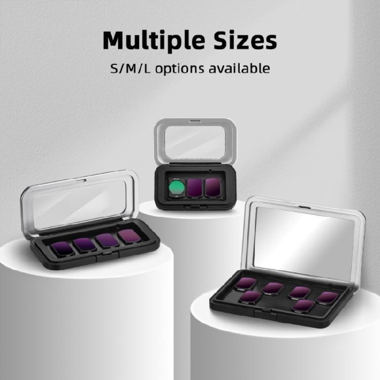 Multipurpose Camera Lens Filter Organizers Secure Magnetic Carrying Case for Pocket 3 Camera