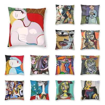 Picasso's Dream Square Pillowcase Home Decor Cushion Cover Throw Pillow for Living Room