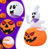 Halloween Inflatable Decoration Yard Large Party Prop Spooky with Built In LED for Porch