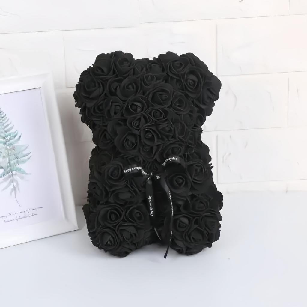 PE foam Bear Rose Teddy Bear Artificial Rose Bear Home Decoration Anniversary Mother's Day Valentine's Gift Wedding Decor