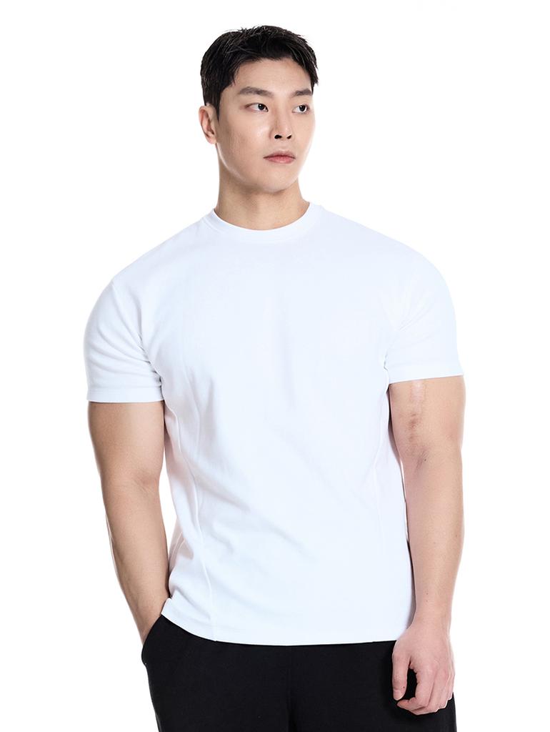 BYSEC [Set] Perfect Premium Double-Sided Plain Muscle Fit Short Sleeve T-Shirt_7 Colors