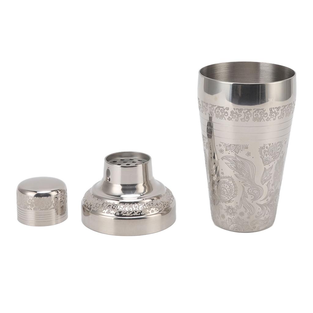 Cocktail Shaker Dishwasher Safe Rust Proof 304 Stainless Steel Bartender Drink Mixer for Bar Glossy Japanese Style
