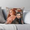 Penelope Und Colin Quadratisches Kissenbezug Polyester Leinen Samt Kreativ Reißverschluss Dekoration Bettkissenbezug 18 Zoll
