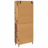 Highboard with Drawers 2 pcs Reclaimed Wood Effect Wood Based Material