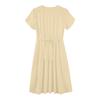 Women's Casual Round Neck Midi Dress Basic Classic Outdoor Everyday Short Sleeve Loose Dress