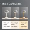 Neue wiederaufladbare LED-Pilz-Blütenknospen-Tischlampe Touch-Nachtlicht Dimmbar für Schlafzimmer Nachttisch Restaurant Cafe Decor Lightin