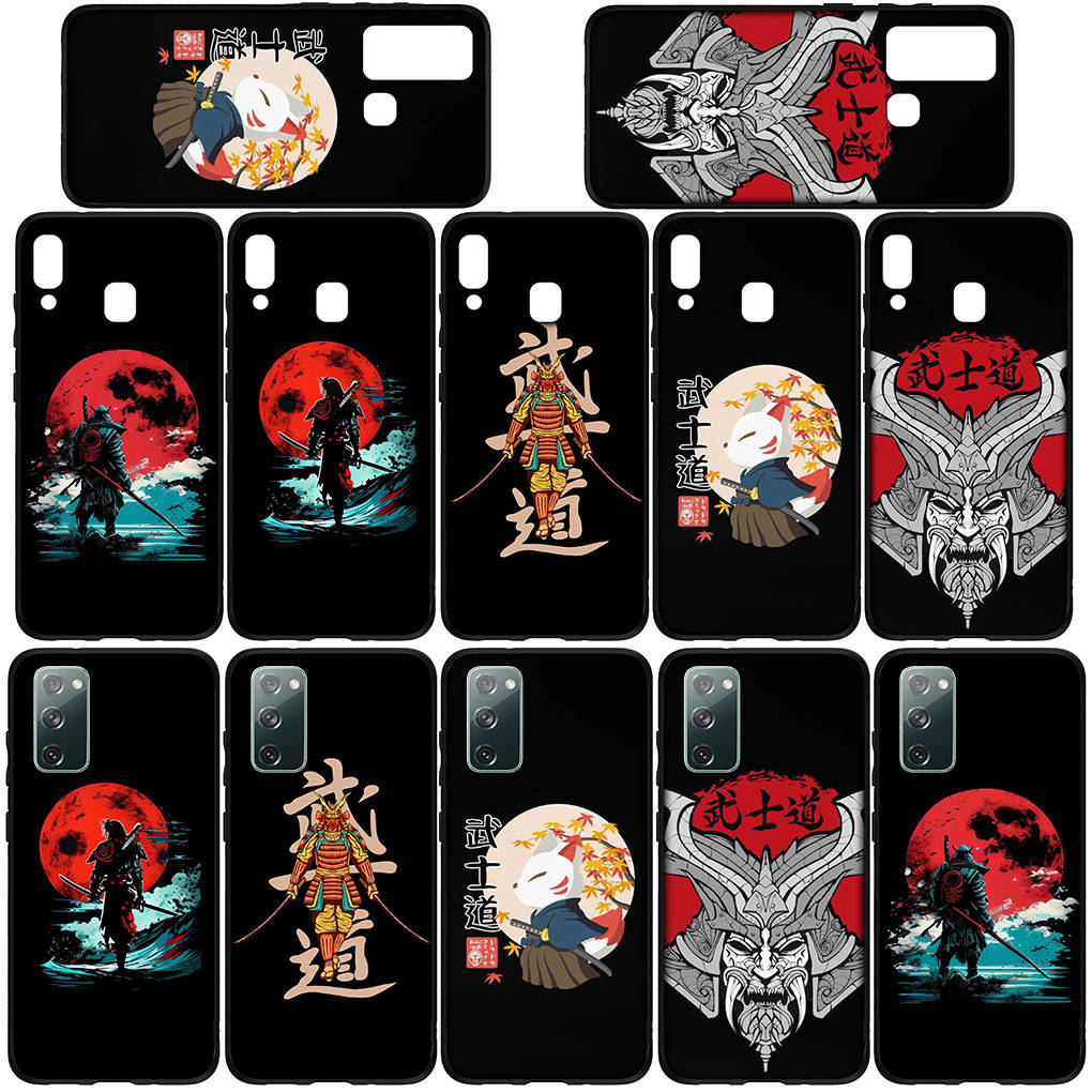 Cover for iPhone 16 15 Xiaomi Redmi Note 14 13 12 11 Pro Max 16e Samsung Galaxy S25 S24 S23 Moto OPPO Huawei Ninja Bushido Samurai Yin Yang Phone Case